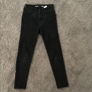 Faded Black Ballerina Jeggings-Style Jeans